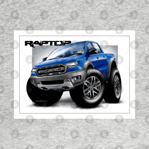 Ford Ranger Raptor by stefansautoart